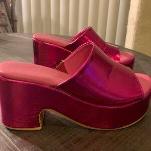 Matisse Terry Platform Sandals